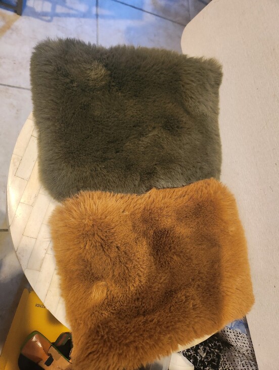 aerie Handbags - Aerie Fuzzy Fur 2 Pouches